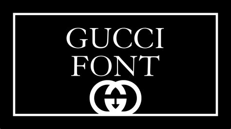 gucci font maker|what font is Gucci logo.